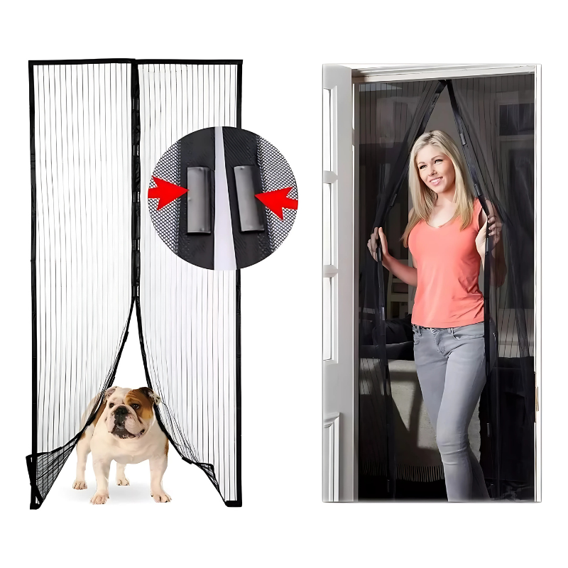 Malla Anti Mosquito Magnética Para Puertas 210x100cm