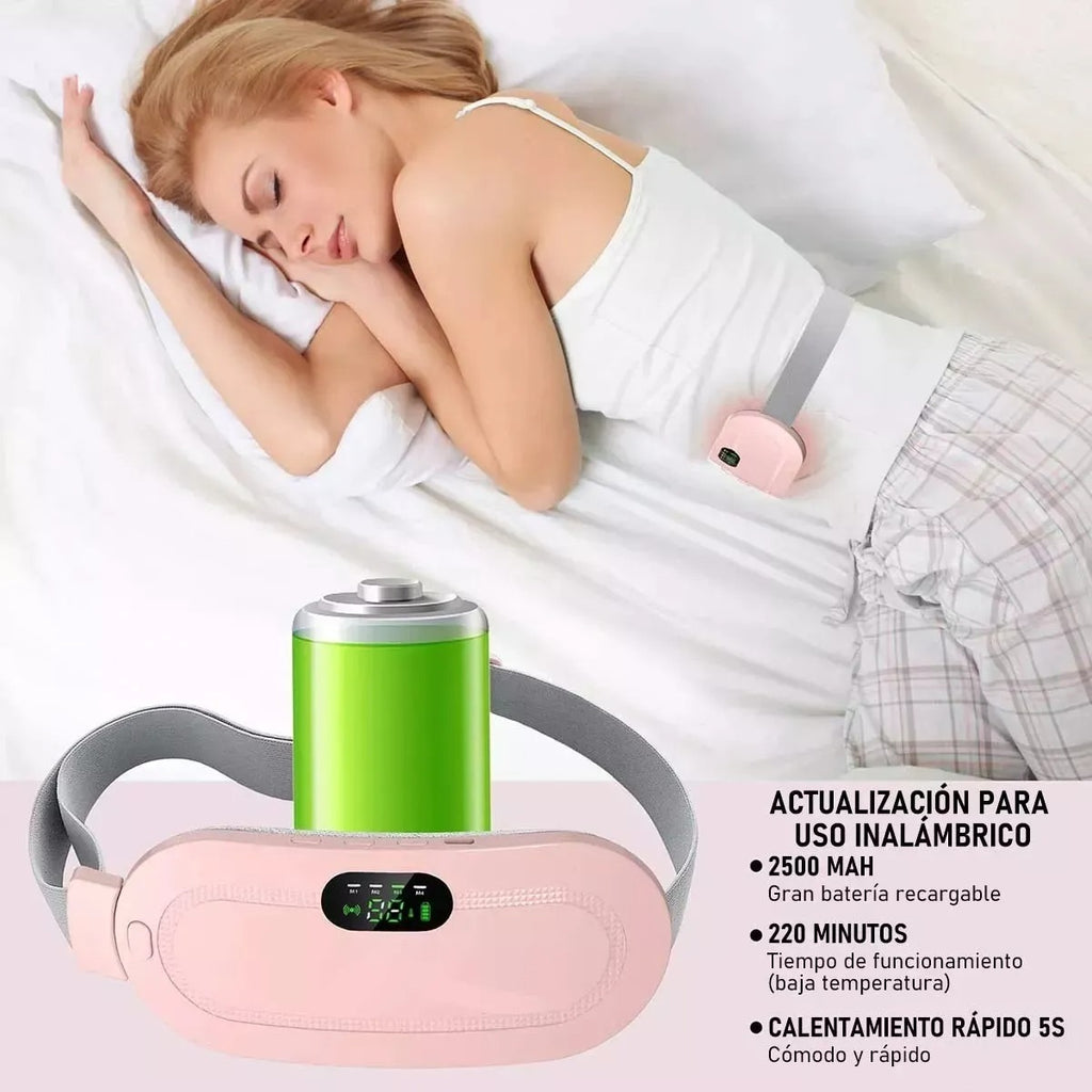 HeatFlow – Cinturón Eléctrico para Cólicos con Calor Inteligente y Masaje
