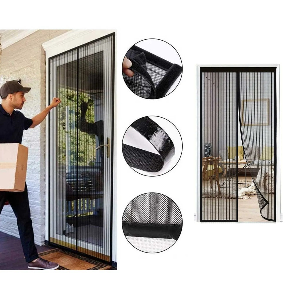 Malla Anti Mosquito Magnética Para Puertas 210x100cm